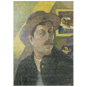Darstellung des Puzzle Motivs Paul Gauguin's Self-Portrait in a Hat (1893) - Puzzleteile: 200