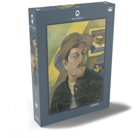 Paul Gauguin's Self-Portrait in a Hat (1893) 500 Puzzle Schachtel Ansicht2