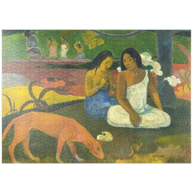 Darstellung des Puzzle-Motivs Paul Gauguin's Arearea (1892) – Puzzleteile: 1000