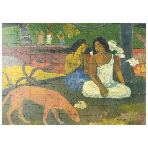 puzzleplate Paul Gauguin's Arearea (1892) 100 Puzzle