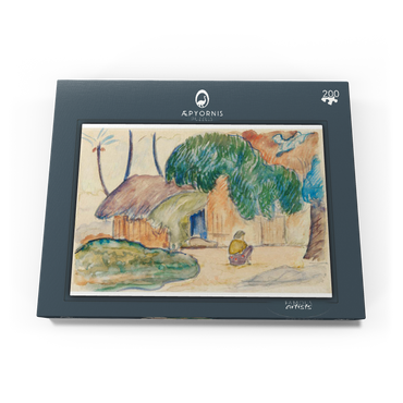 Tahitian Hut (ca. 1891–1893) by Paul Gauguin 200 Puzzle Schachtel Ansicht3