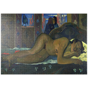 Darstellung des Puzzle Motivs Paul Gauguin's Nevermore (1897) - Puzzleteile: 1000