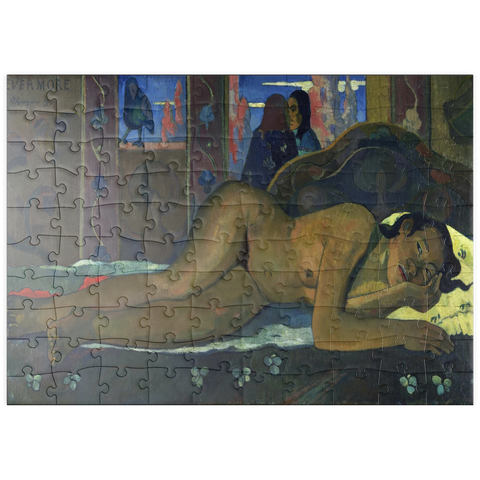 puzzleplate Paul Gauguin's Nevermore (1897) 100 Puzzle