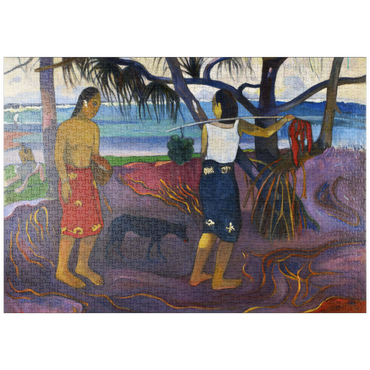 puzzleplate Paul Gauguin's I Raro Te Oviri (Under the Pandanus) (1891) 1000 Puzzle