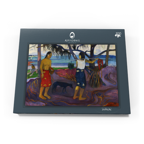 Paul Gauguin's I Raro Te Oviri (Under the Pandanus) (1891) 100 Puzzle Schachtel Ansicht3