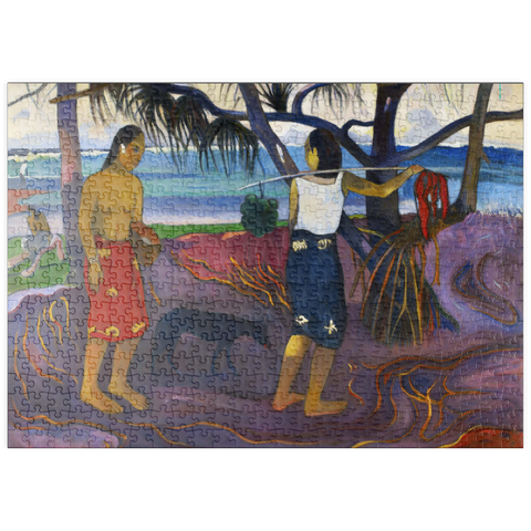 puzzleplate Paul Gauguin's I Raro Te Oviri (Under the Pandanus) (1891) 500 Puzzle