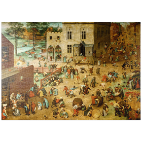 Darstellung des Puzzle-Motivs Children's Games, 1560, by Pieter Bruegel the Elder – Puzzleteile: 1000