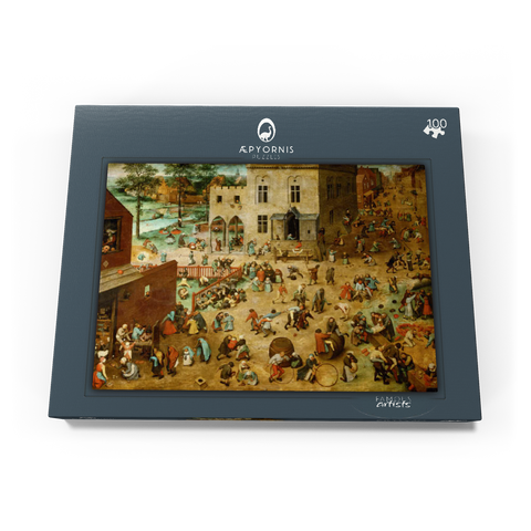 Children's Games, 1560, by Pieter Bruegel the Elder 100 Puzzle Schachtel Ansicht3