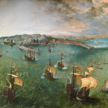 Naval battle in the Gulf of Naples, 1560, by Pieter Bruegel the Elder 1000 Puzzle 3D Modell