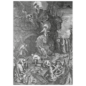 Darstellung des Puzzle-Motivs The Resurrection of Christ, 1560, by Pieter Bruegel the Elder – Puzzleteile: 200
