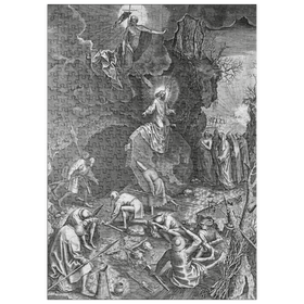 Darstellung des Puzzle-Motivs The Resurrection of Christ, 1560, by Pieter Bruegel the Elder – Puzzleteile: 500