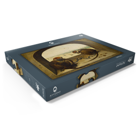 Darstellung des Puzzle Motivs Two Monkeys, 1562, by Pieter Bruegel the Elder - Puzzleteile: 100