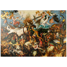 Darstellung des Puzzle-Motivs The Fall of the Rebel Angels, 1562, by Pieter Bruegel the Elder – Puzzleteile: 1000