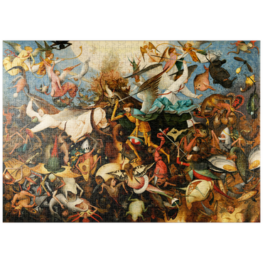 puzzleplate The Fall of the Rebel Angels, 1562, by Pieter Bruegel the Elder 1000 Puzzle