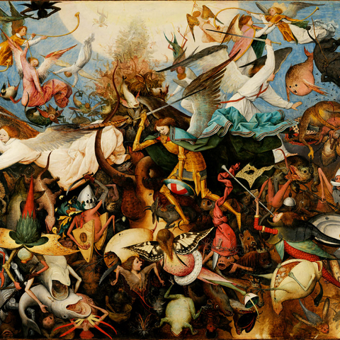 The Fall of the Rebel Angels, 1562, by Pieter Bruegel the Elder 1000 Puzzle 3D Modell