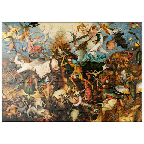 puzzleplate The Fall of the Rebel Angels, 1562, by Pieter Bruegel the Elder 100 Puzzle