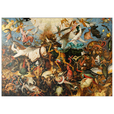 puzzleplate The Fall of the Rebel Angels, 1562, by Pieter Bruegel the Elder 500 Puzzle