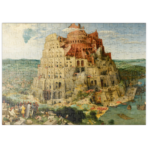 puzzleplate The Tower of Babel, 1563, by Pieter Bruegel the Elder 200 Puzzle
