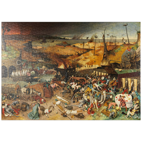 puzzleplate The Triumph of Death, 1563, by Pieter Bruegel the Elder 1000 Puzzle