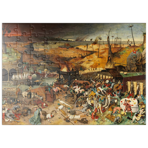 puzzleplate The Triumph of Death, 1563, by Pieter Bruegel the Elder 100 Puzzle