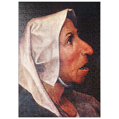 puzzleplate Portrait of an Old Woman, 1563, by Pieter Bruegel the Elder 200 Puzzle