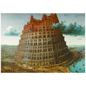 Darstellung des Puzzle-Motivs The Little Tower of Babel, 1563, by Pieter Bruegel the Elder – Puzzleteile: 1000
