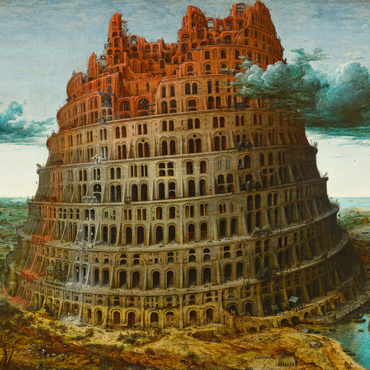 The Little Tower of Babel, 1563, by Pieter Bruegel the Elder 1000 Puzzle 3D Modell