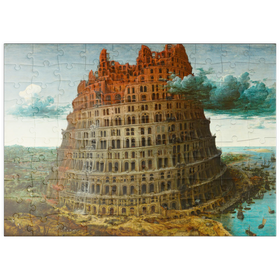 Darstellung des Puzzle Motivs The Little Tower of Babel, 1563, by Pieter Bruegel the Elder - Puzzleteile: 100