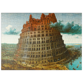 Darstellung des Puzzle Motivs The Little Tower of Babel, 1563, by Pieter Bruegel the Elder - Puzzleteile: 500