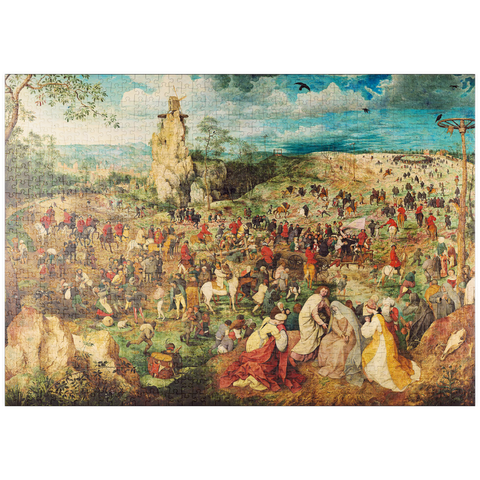 puzzleplate The Procession to Calvary, 1564, by Pieter Bruegel the Elder 1000 Puzzle