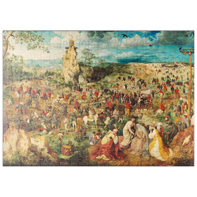 Darstellung des Puzzle-Motivs The Procession to Calvary, 1564, by Pieter Bruegel the Elder – Puzzleteile: 200