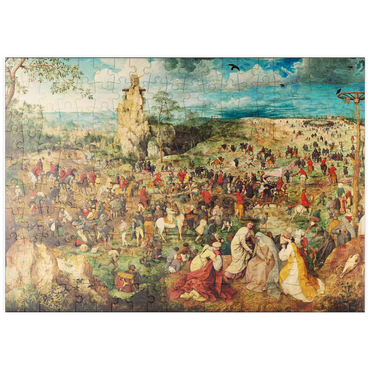 puzzleplate The Procession to Calvary, 1564, by Pieter Bruegel the Elder 200 Puzzle