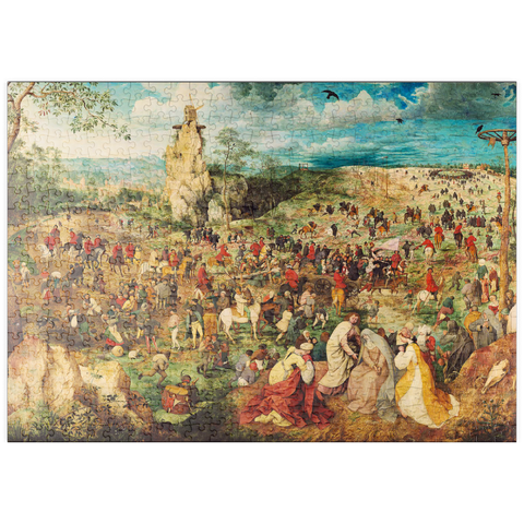 puzzleplate The Procession to Calvary, 1564, by Pieter Bruegel the Elder 500 Puzzle