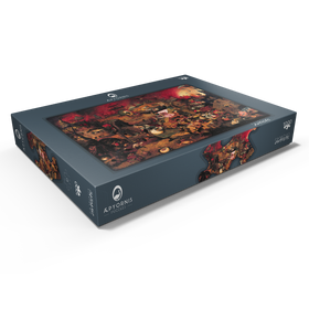 Darstellung des Puzzle Motivs Dulle Griet (Mad Meg), 1564, by Pieter Bruegel the Elder - Puzzleteile: 1000