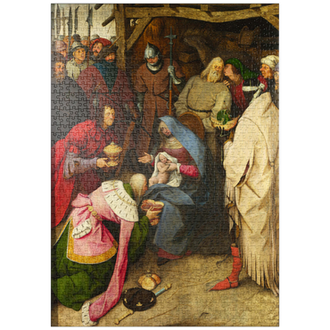 puzzleplate The Adoration of the Kings, 1564, by Pieter Bruegel the Elder 1000 Puzzle
