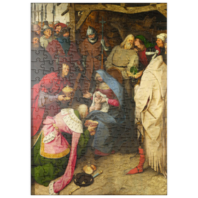 Darstellung des Puzzle-Motivs The Adoration of the Kings, 1564, by Pieter Bruegel the Elder – Puzzleteile: 200