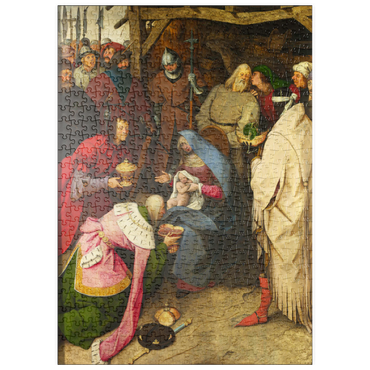 puzzleplate The Adoration of the Kings, 1564, by Pieter Bruegel the Elder 500 Puzzle