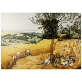 Darstellung des Puzzle-Motivs The Harvesters (July-August), 1565, by Pieter Bruegel the Elder – Puzzleteile: 1000