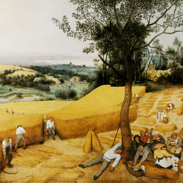 The Harvesters (July–August), 1565, by Pieter Bruegel the Elder 200 Puzzle 3D Modell