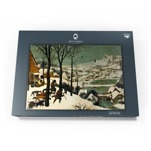 Hunters in the Snow, 1565, by Pieter Bruegel the Elder 1000 Puzzle Schachtel Ansicht3