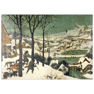 puzzleplate Hunters in the Snow, 1565, by Pieter Bruegel the Elder 200 Puzzle