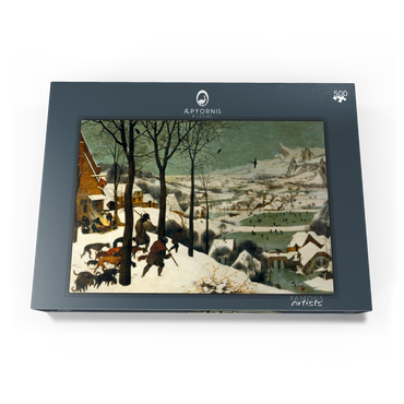 Hunters in the Snow, 1565, by Pieter Bruegel the Elder 500 Puzzle Schachtel Ansicht3