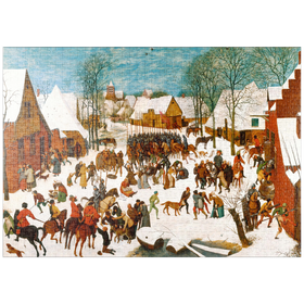 Darstellung des Puzzle Motivs The Massacre of the Innocents, 1566, by Pieter Bruegel the Elder - Puzzleteile: 1000