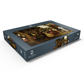 Alternative Darstellung des Puzzle-Motivs The Sermon of St. John the Baptist, 1566, by Pieter Bruegel the Elder – Puzzleteile: 1000