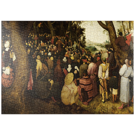 Darstellung des Puzzle-Motivs The Sermon of St. John the Baptist, 1566, by Pieter Bruegel the Elder – Puzzleteile: 1000