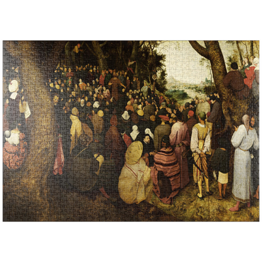puzzleplate The Sermon of St. John the Baptist, 1566, by Pieter Bruegel the Elder 1000 Puzzle