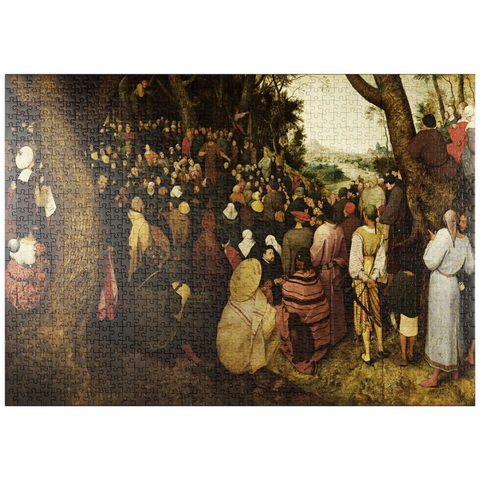 puzzleplate The Sermon of St. John the Baptist, 1566, by Pieter Bruegel the Elder 1000 Puzzle