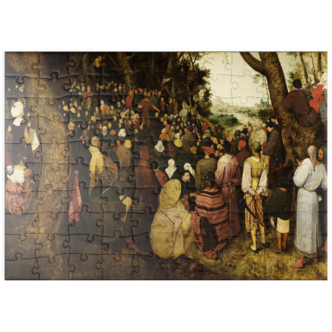puzzleplate The Sermon of St. John the Baptist, 1566, by Pieter Bruegel the Elder 100 Puzzle