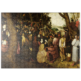 Darstellung des Puzzle-Motivs The Sermon of St. John the Baptist, 1566, by Pieter Bruegel the Elder – Puzzleteile: 200