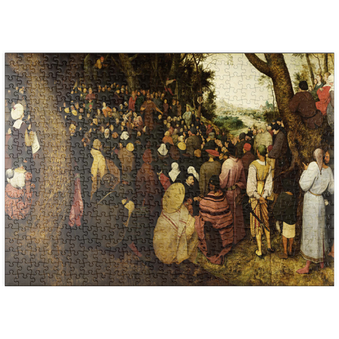 puzzleplate The Sermon of St. John the Baptist, 1566, by Pieter Bruegel the Elder 500 Puzzle